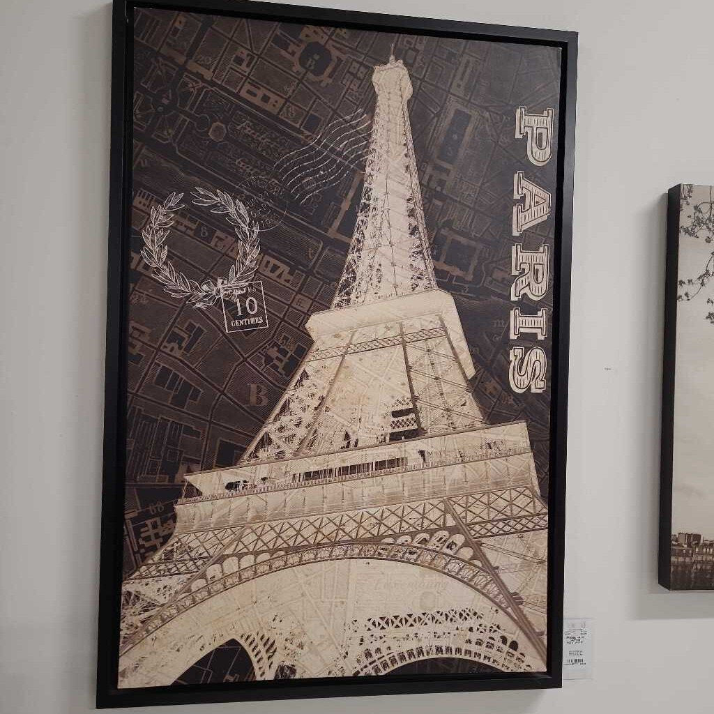 FRAMED PARIS CANVAS