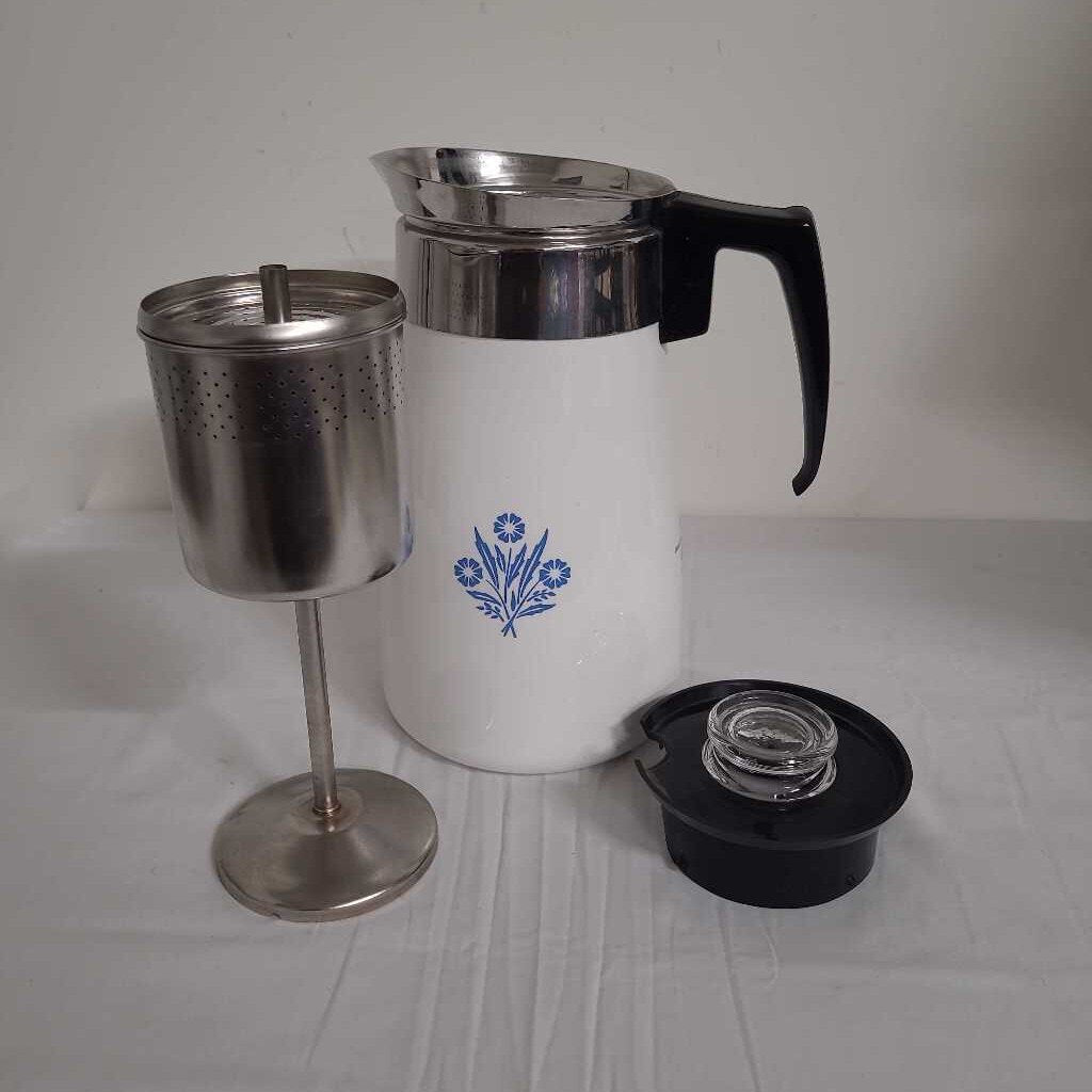 VTG CORNINGWARE 9 CUP COFFEE PERCOLATOR