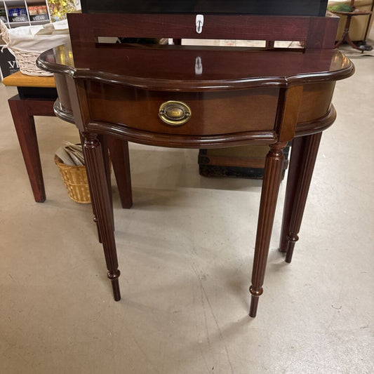 BOMBAY HALF MOON MAHOGANY TABLE