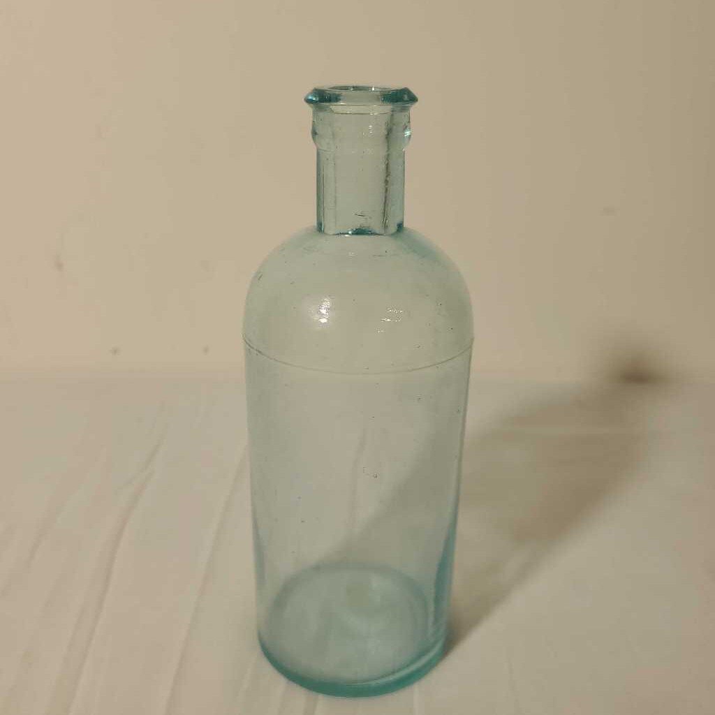 BLUE GLASS BOTTLE