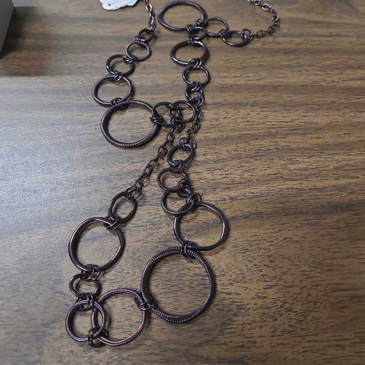 BRONZE RING NECKLACE