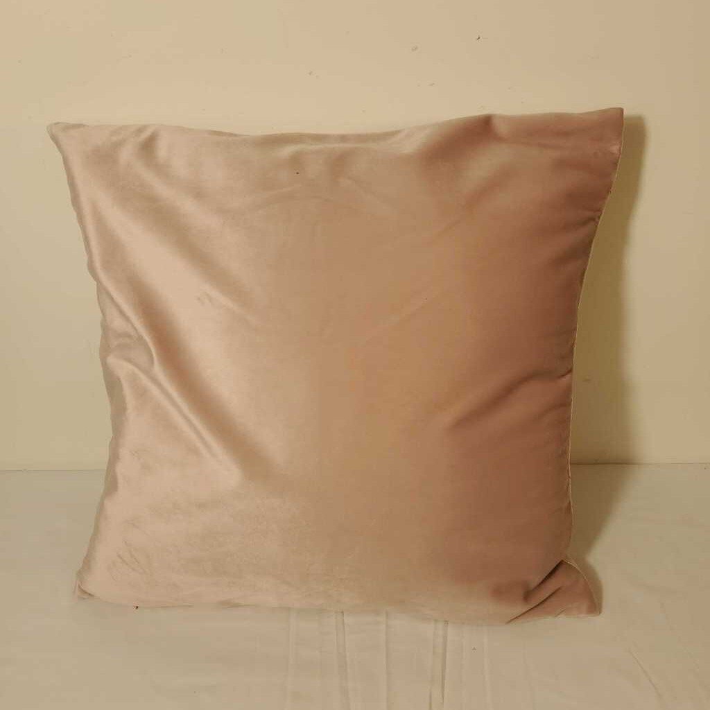 PINK PILLOW W/GOLD LEAF DESIGN