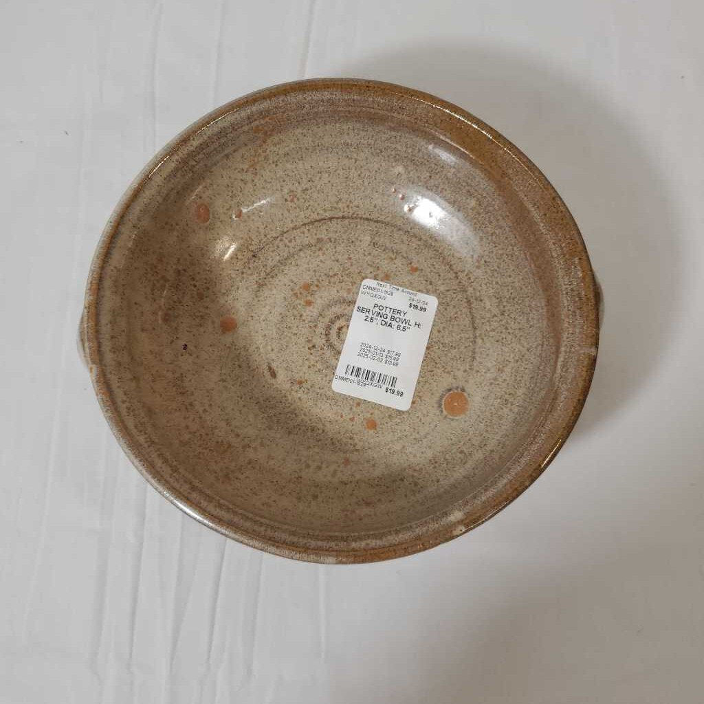 POTTERY SERVING BOWL