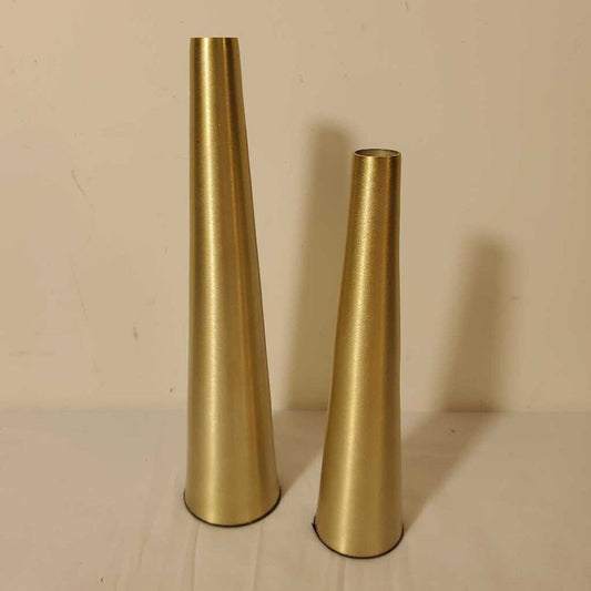 PR GOLD TAPERED VASES