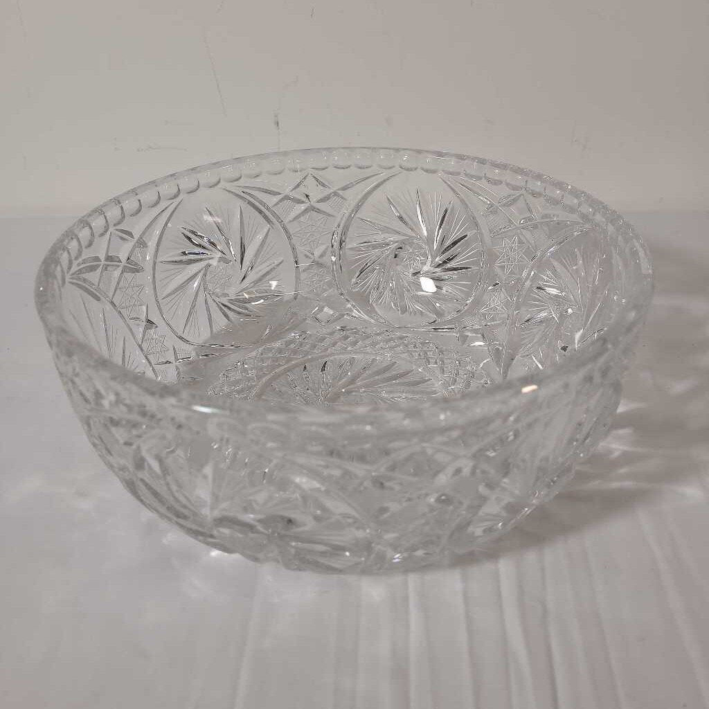 PINWHEEL CRYSTAL BOWL