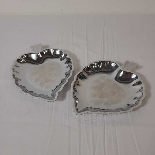 PR VTG LEAF TRINKET DISHES