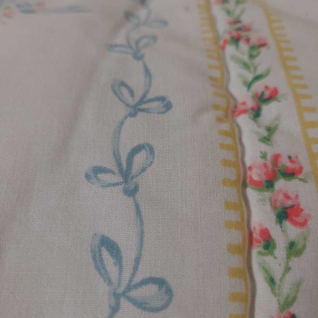 VTG FLORAL QUEEN COMFORTER