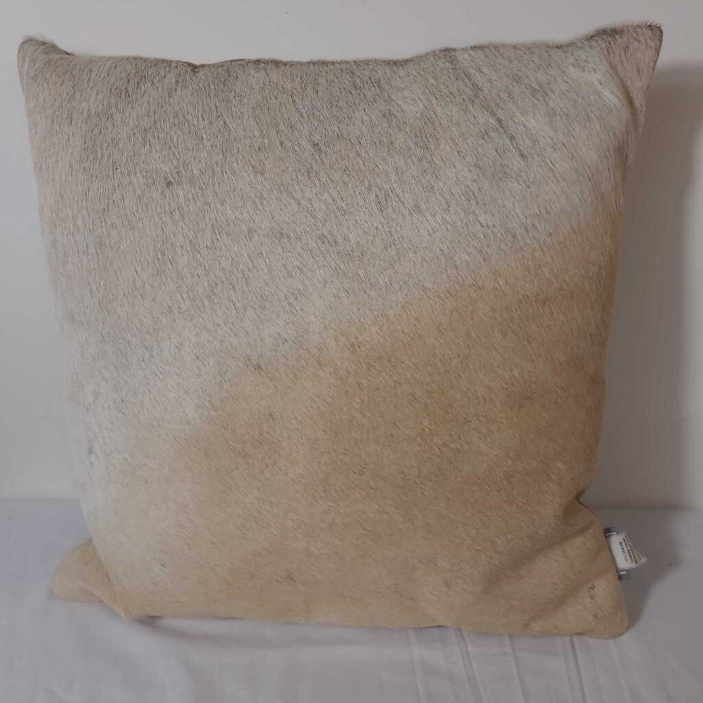 COWHIDE FRONT PILLOW