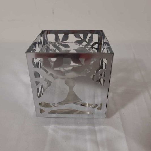 PARTYLITE SILVER BIRD TEALIGHT HOLDER