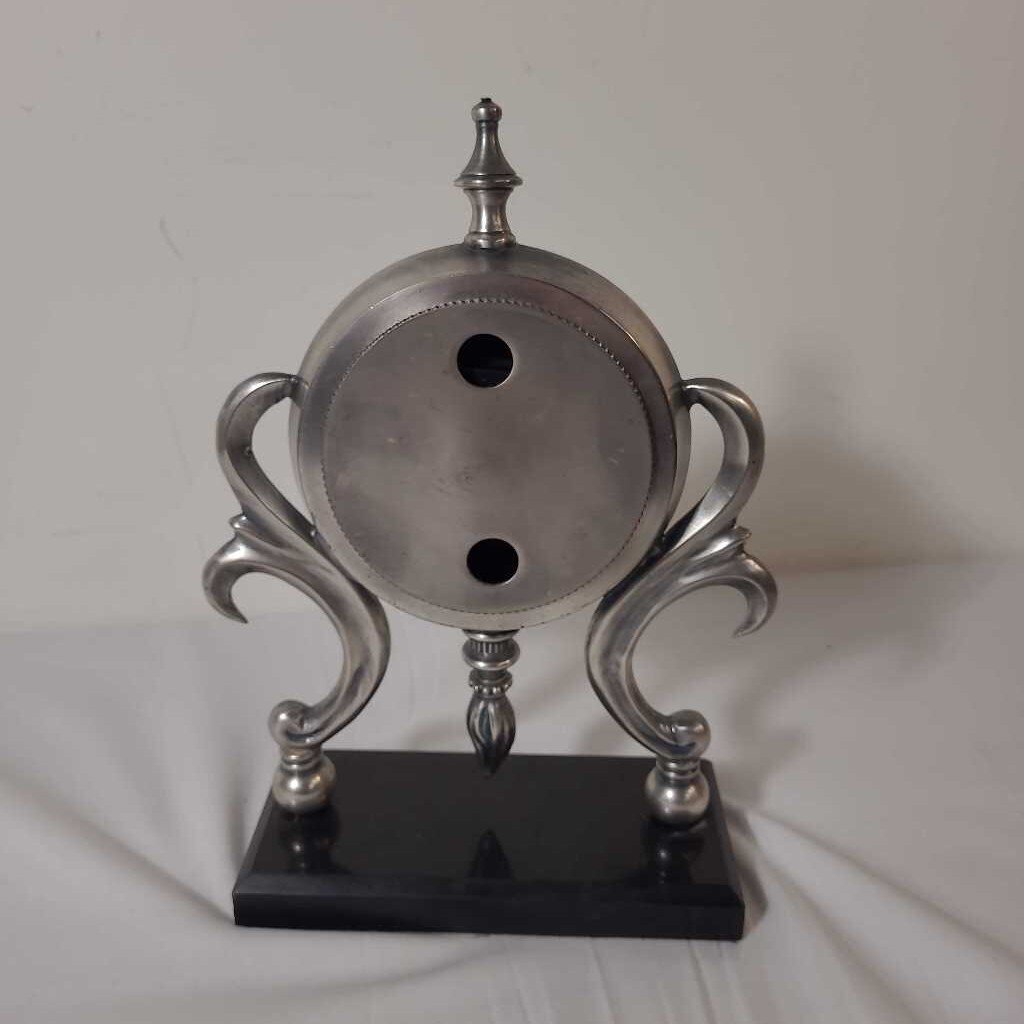 BOMBAY EDMOND PEWTER CLOCK