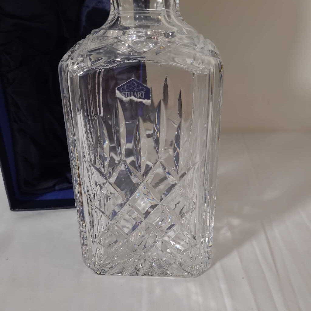 STUART CRYSTAL DECANTER - BOX