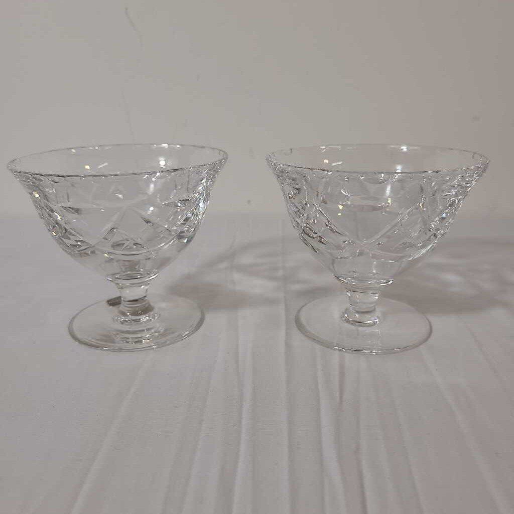 PR EDINBURGH CRYSTAL SORBET GLASSES