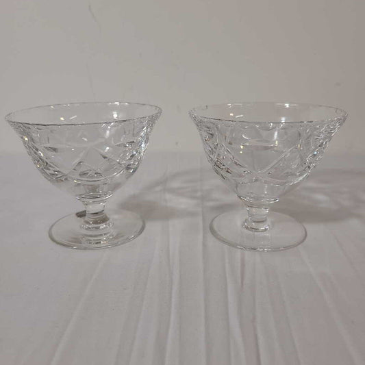 PR EDINBURGH CRYSTAL SORBET GLASSES