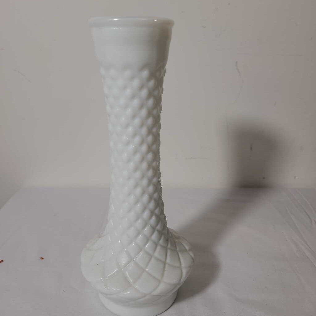 MILK GLASS BUD VASE