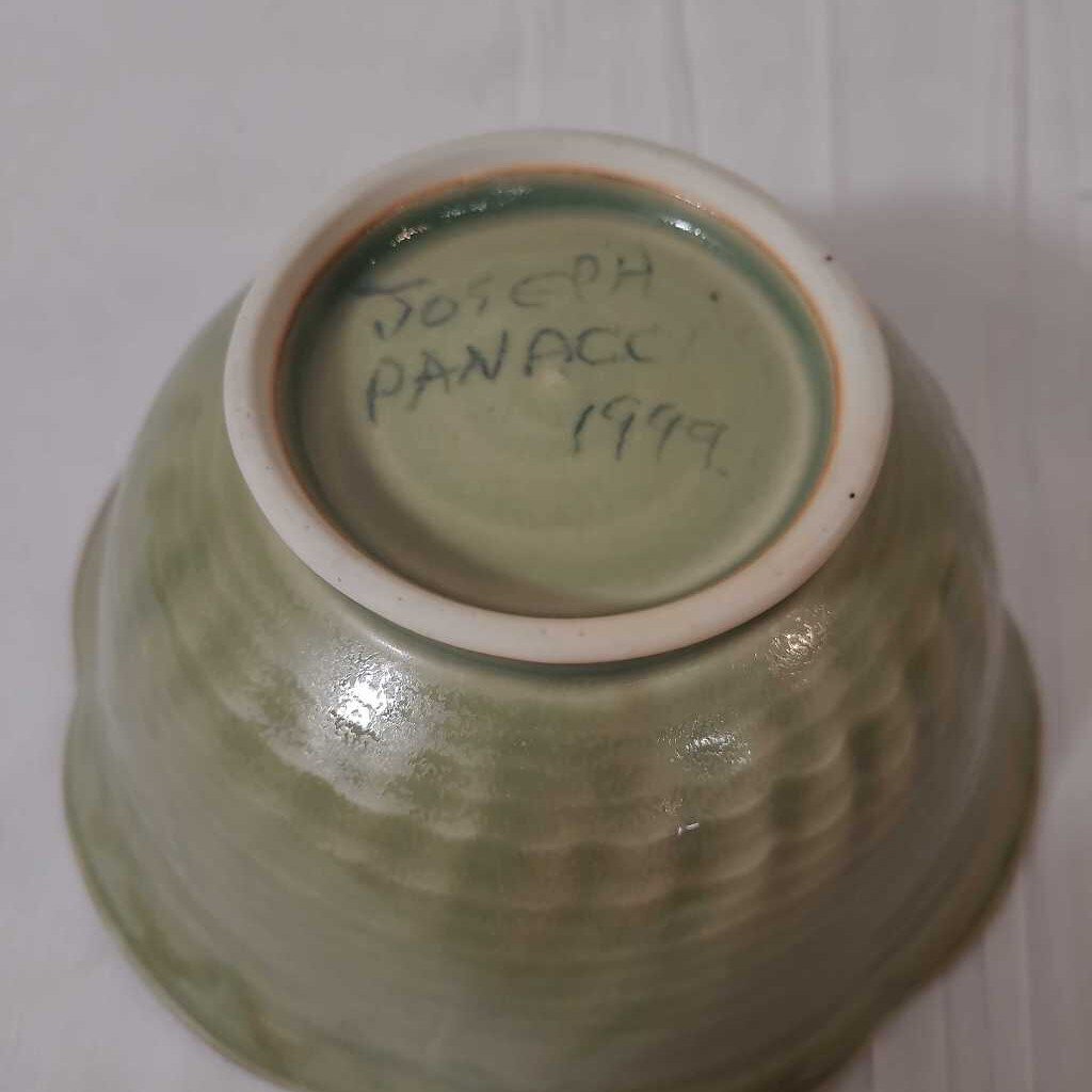 JOSEPH PANACCI GREEN CERAMIC BOWL