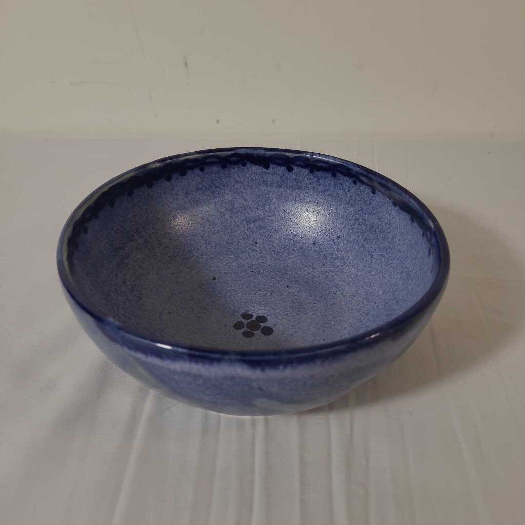 ROYAL BLUE CERAMIC BOWL