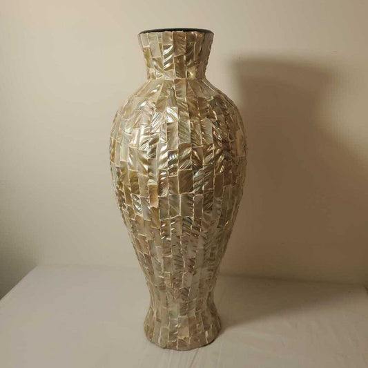 PIER 1 ABALONE SHELL VASE