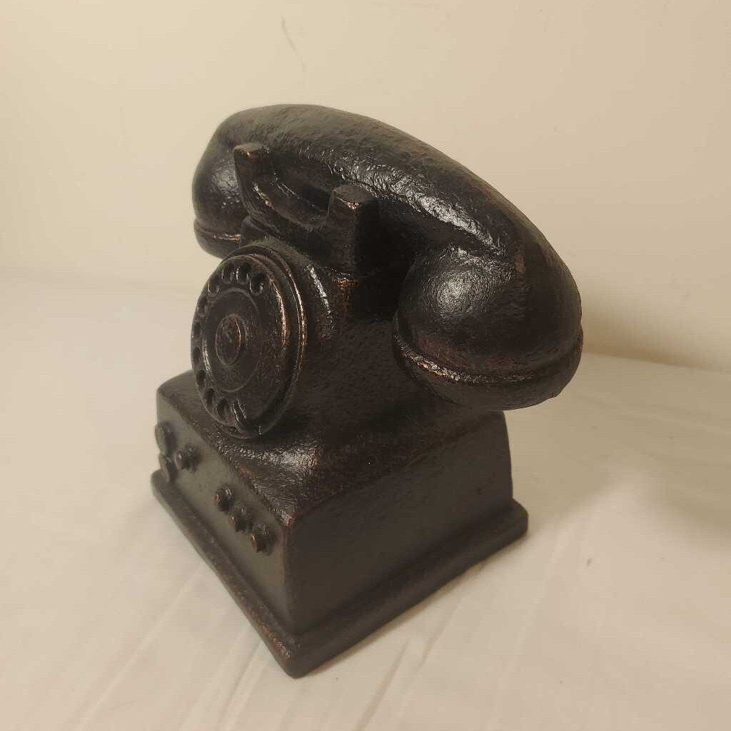 BRONZE TELEPHONE DECOR