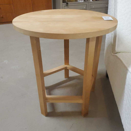 HAND CRAFTED SOLID WOOD ACCENT TABLE