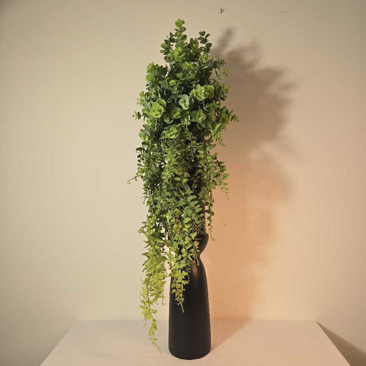 EUCALYPTUS/TRAILING GREENERY IN TALL VASE