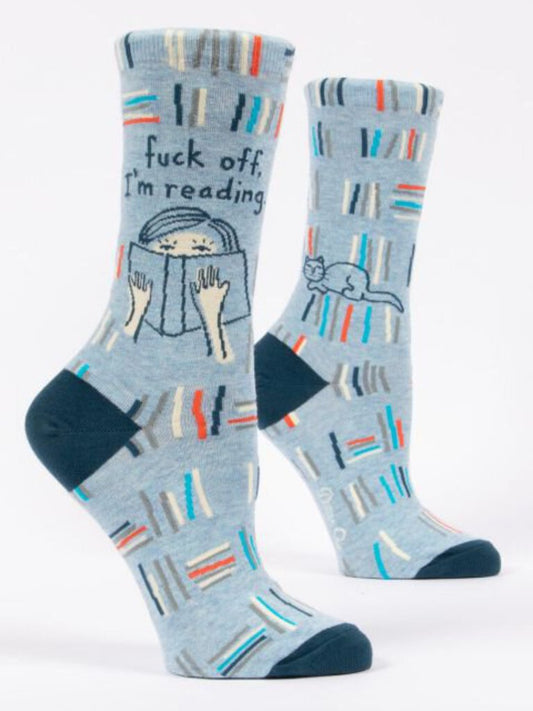 FUCK OFF, I'M READING - WOMENS SOCKS