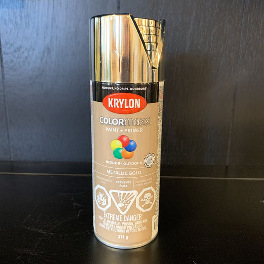 KRYLON BRIGHT GOLD METALLIC PAINT