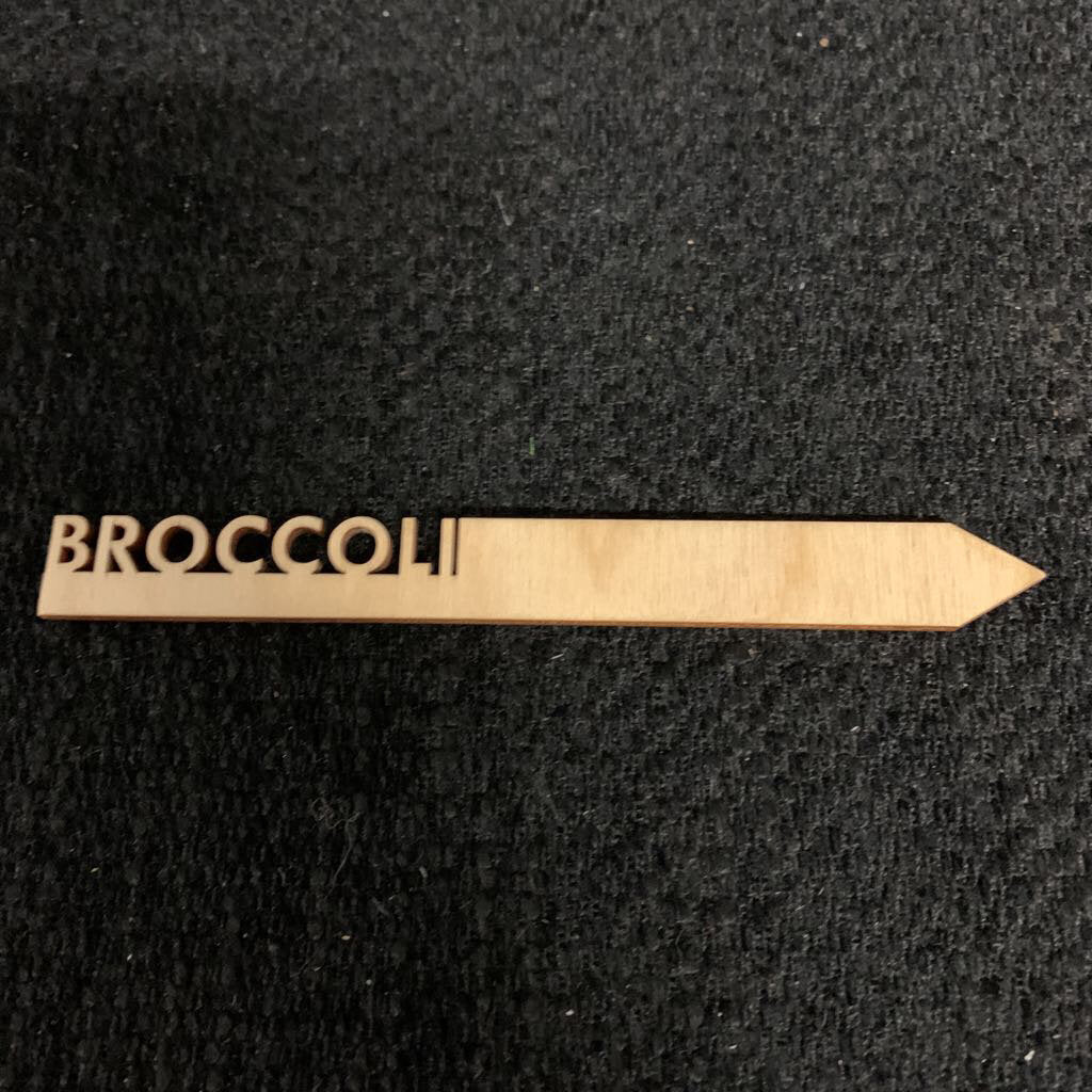 SM VEGGIE GARDEN MARKERS~BROCCOLI