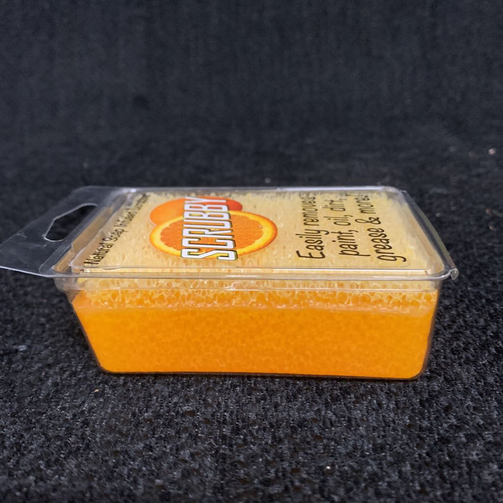 SCRUBBY SOAP - ORANGE