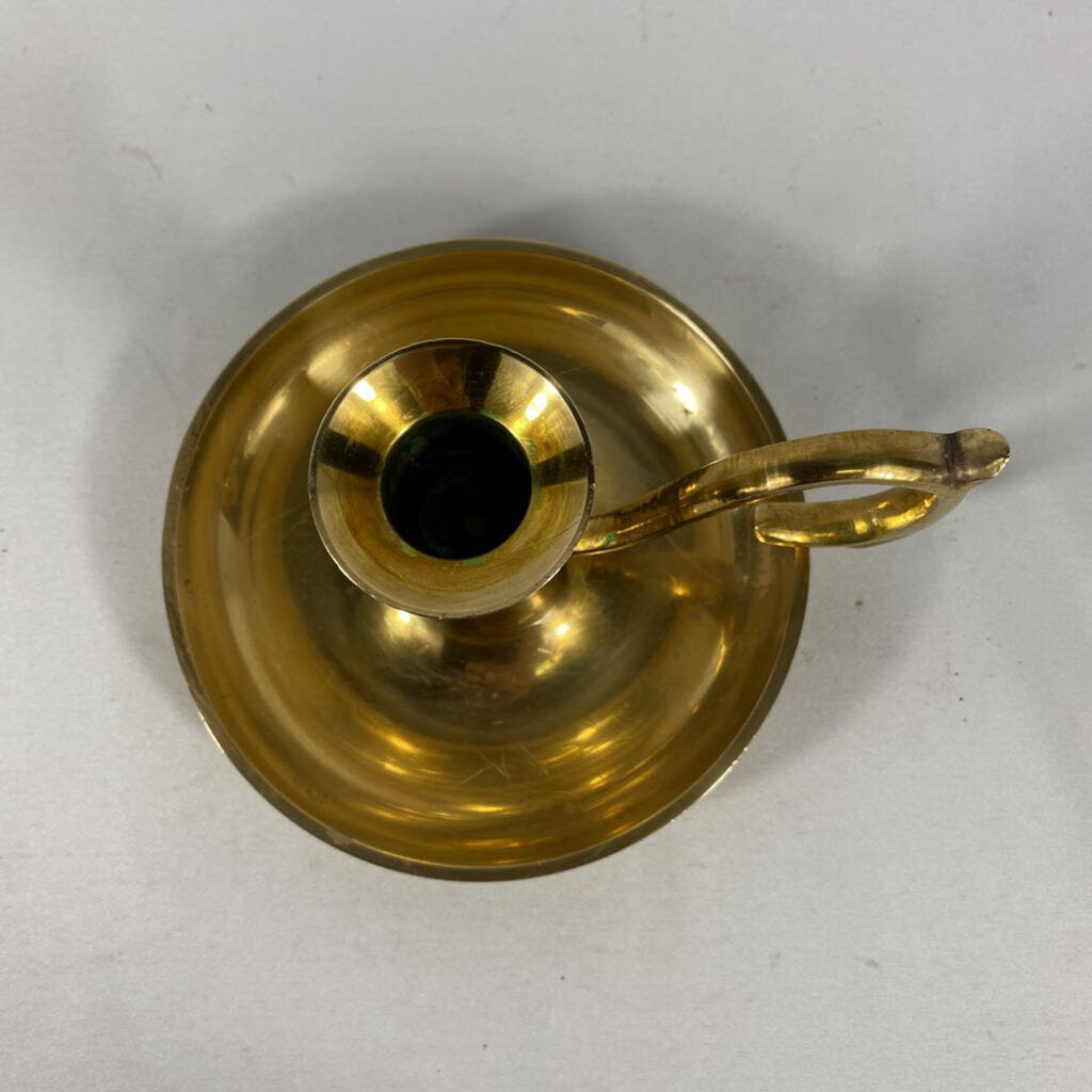 VINTAGE BRASS CANDLE HOLDER