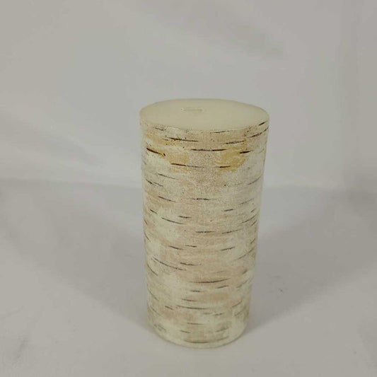 FAUX WOOD LOG CANDLE