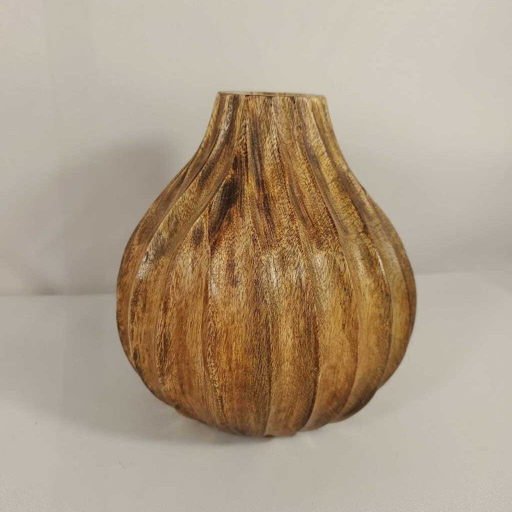 WOODEN BUD VASE