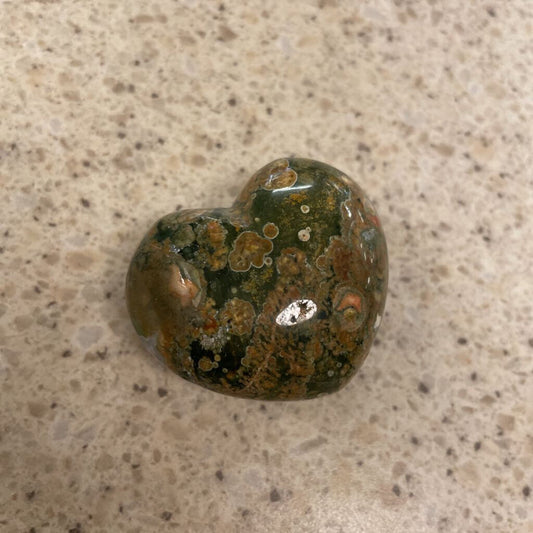 CARVED HEART - RHYOLITE