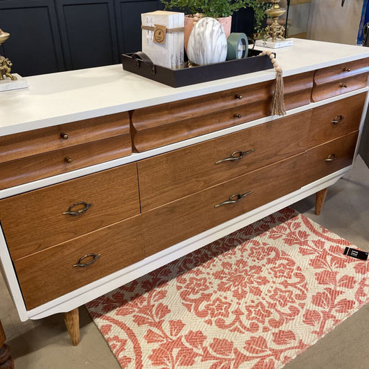 NEWLY PAINTED 9 DRAWER DRESSER