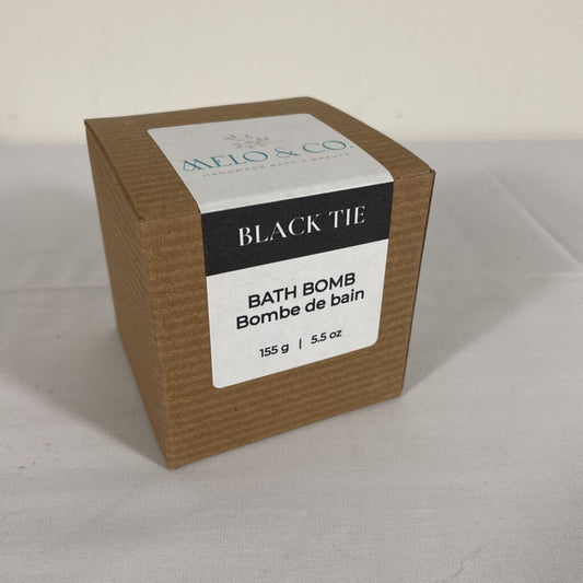 BATH BOMB - BLACK TIE