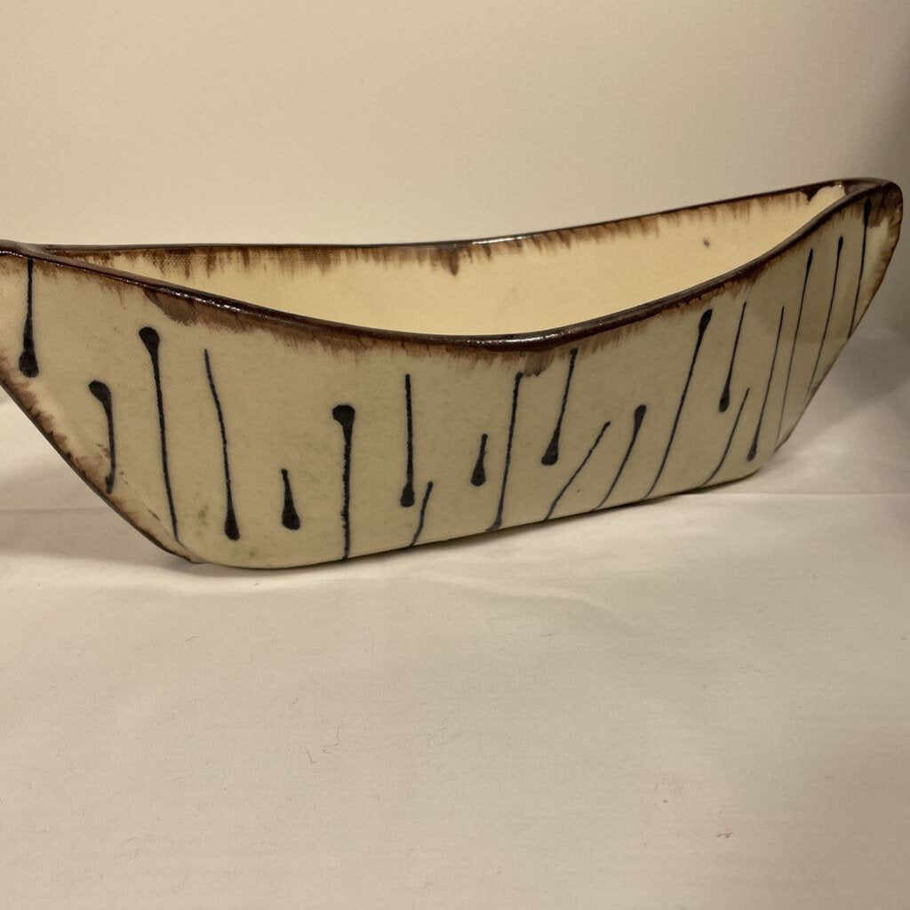 SUSAN ROBERTSON POTTERY CANOE LARGE