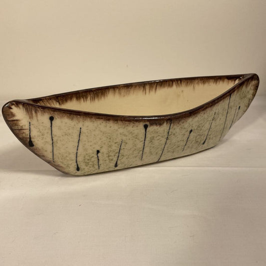 SUSAN ROBERTSON POTTERY CANOE SMALL