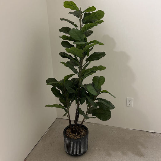 FAUX FIDDLE LEAF FIG IN POT