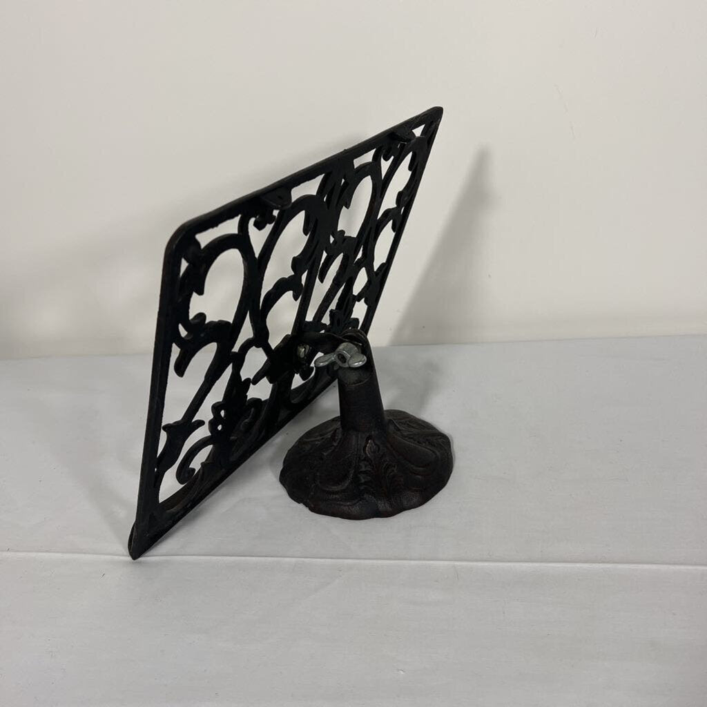 CAST IRON COOKBOOK STAND