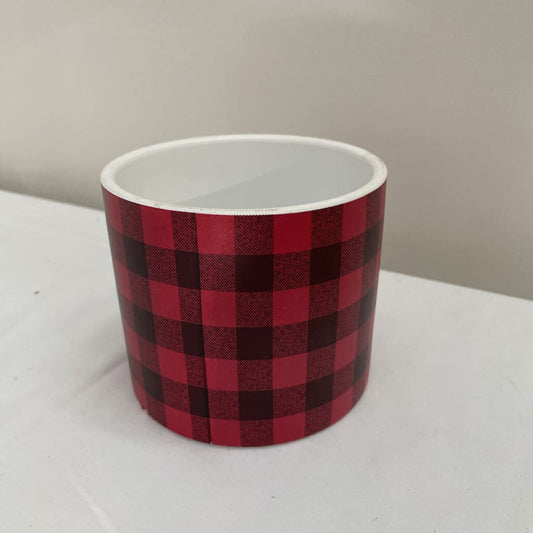 BUFFALO PLAID PLANTER