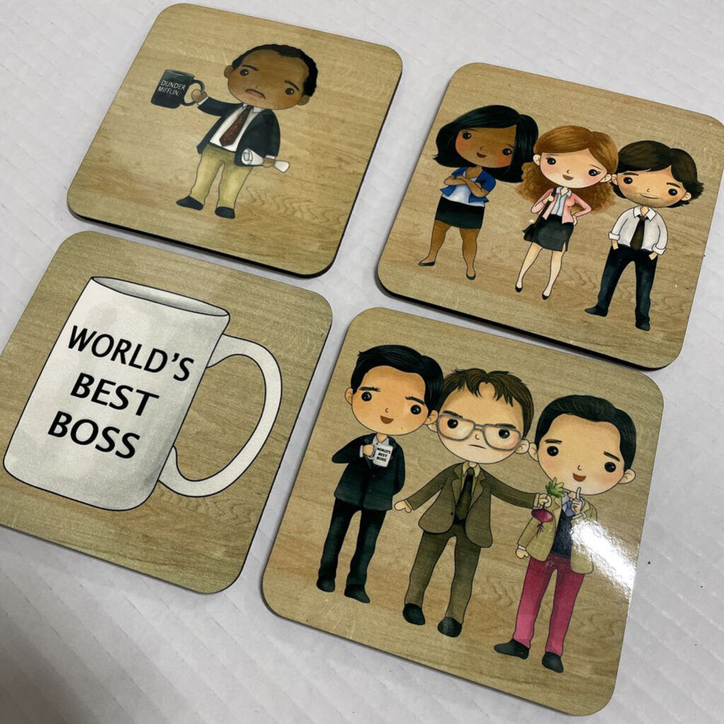 THE OFFICE COASTERS