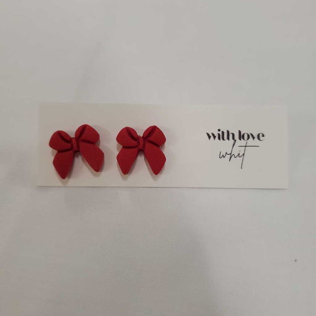 BOW STUD - RED