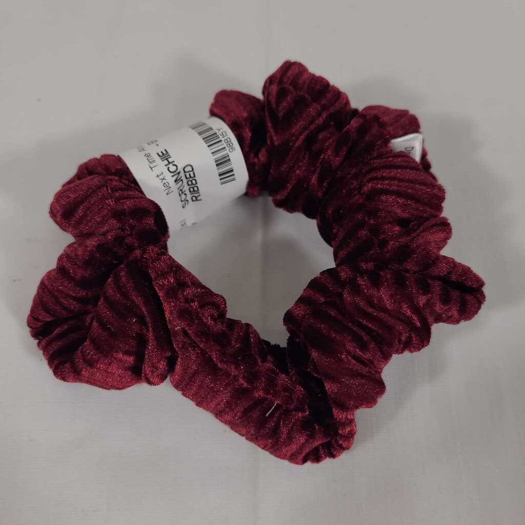 SCRUNCHIE - BORDEAUX RIBBED