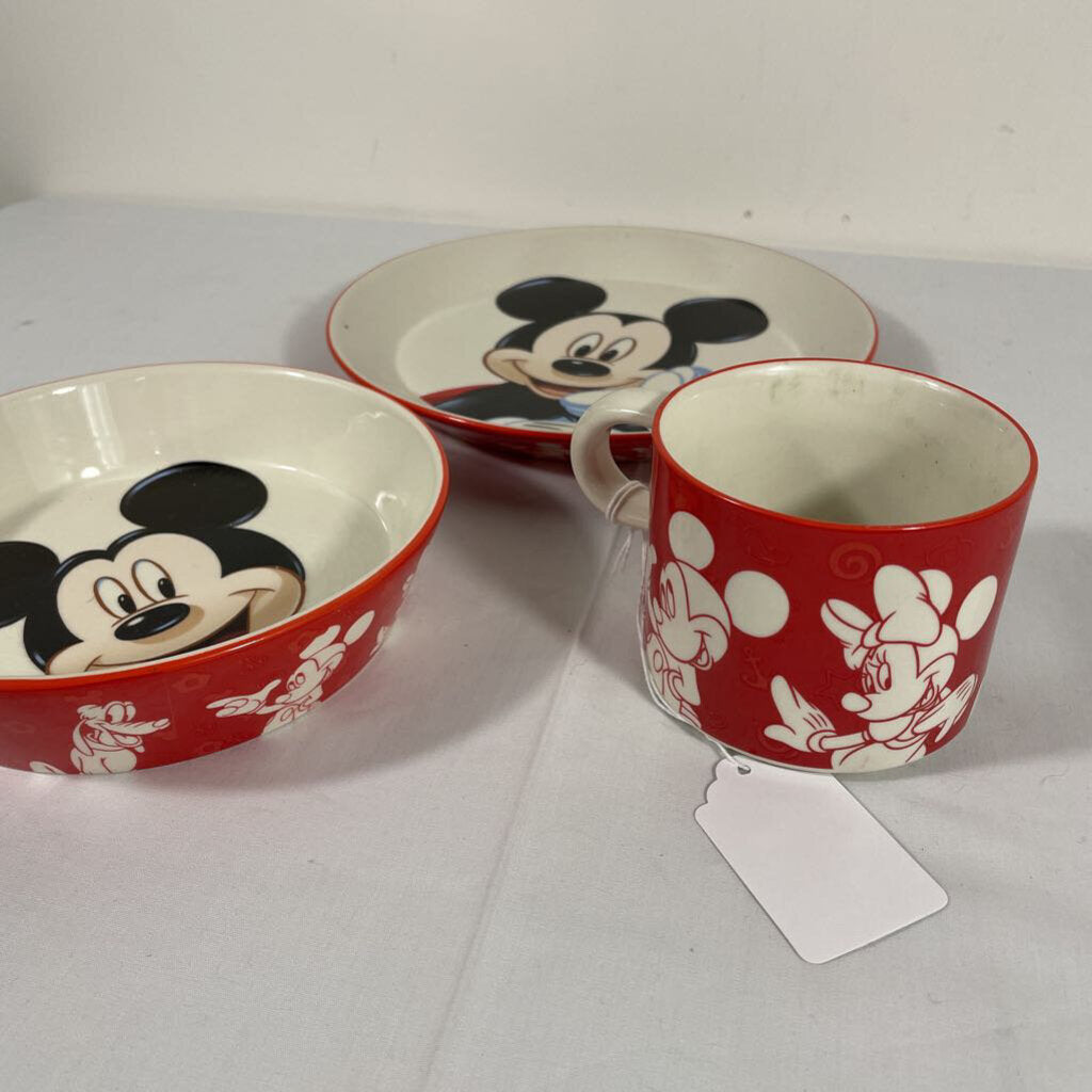 ROYAL DOULTON MICKEY MOUSE 3PC SET