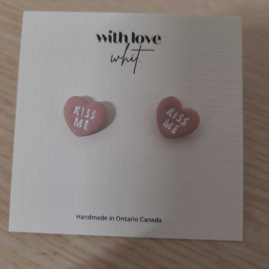 CONVERSATION HEART STUD