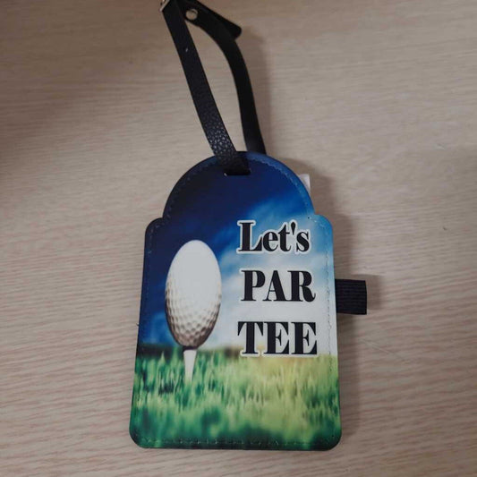 LETS PARTEE GOLF TEE TAG