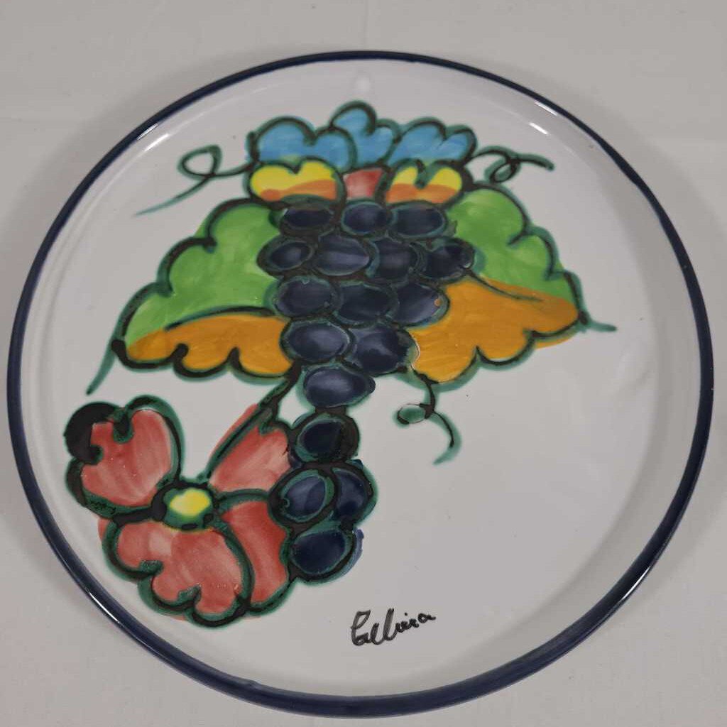 VTG HAND PAINTED CELINA PORTUGAL PLATE