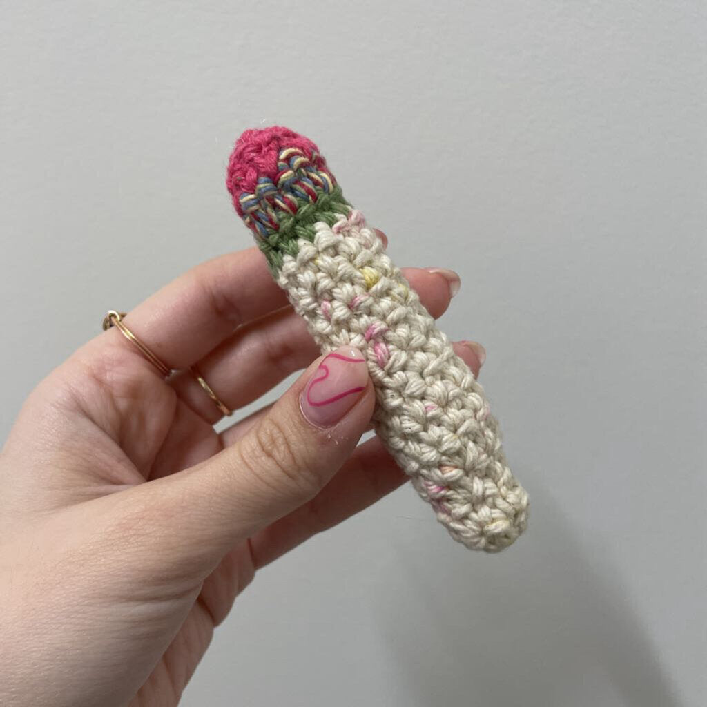 Crocheted Catnip Joint - Cream