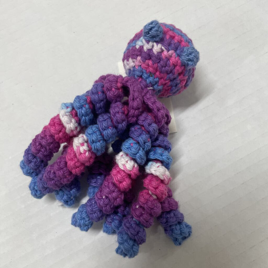 Crocheted Catnip Octopus