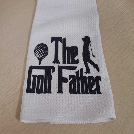 THE GOLF FATHER GOLF TOWEL