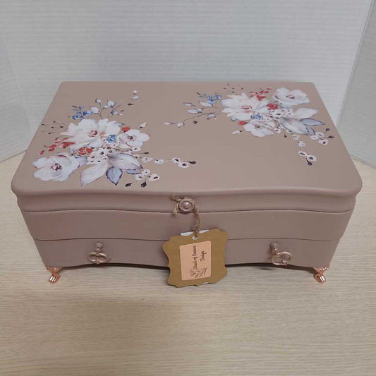 Floral Pink Jewerly Box